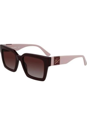 Karl Lagerfeld Womens KL6057S 52 605 Sunglasses - Red - One Size