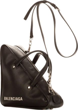 Balenciaga Borsa a spalla triangolare - Nero