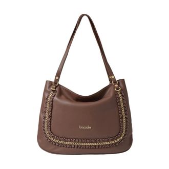 Braccialini Tassen, Dames, Bruin, ONE Size, Leer, Ultra Ivy Schoudertas