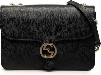 Gucci Pre-owned Gucci Medium Dollar Calfskin Interlocking G Crossbody Ladies VJZHUI05D0S0VLDR