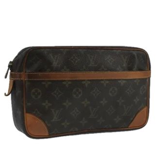 Louis Vuitton Pre-owned Canvas clutches - Dames - Pre-owned - Bruin - Maat: ONE Size Leer