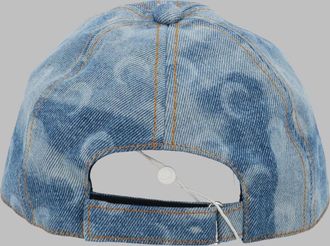 Marine Serre UHG048A_CDEN0011BL05 Baseball Cap - Blue