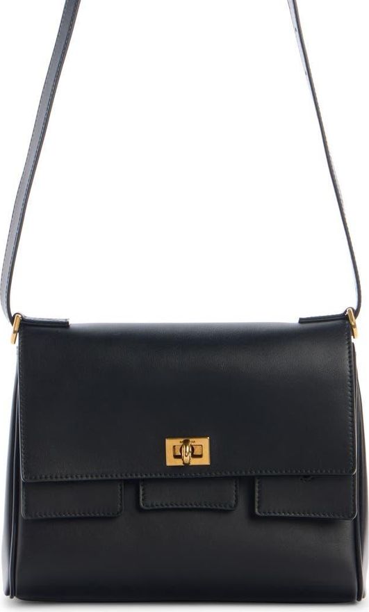 Bel Air Flap Leather Crossbody Bag in Black at Nordstrom