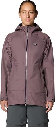 Mountain Hardwear Thresholdtm Parka Womens Coat Purple Sage : LG, Nylon