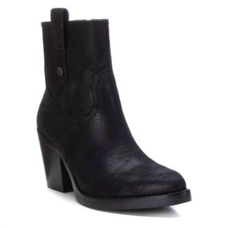 Xti Womens Italian Western Booties In Black