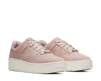 Nike Air Force 1 Sage Low AR5339-201 Sneakers Womens Beige Platform Shoes TF1686