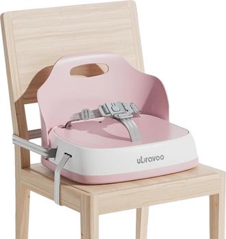 OEM Asiento Elevador, Arn&eacute;s De Seguridad De 3 Puntos, Dise&ntilde;o Lavable, Rosa