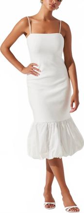 Astr Brittnea Dress In White