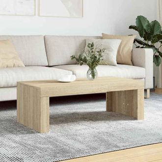 vidaXL Vidaxl - Mesa De Centro Madera De Ingenier&iacute;a Roble Sonoma 102x50x36 Cm