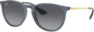 Ray-Ban Erika Zonnebrillen - Dames - Zonnebrillen - Blauw - 54 MM - Nylon - Accessoires