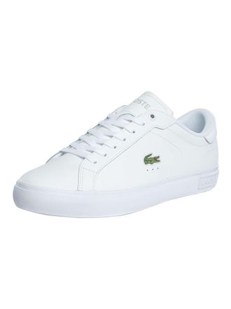 Lacoste Powercourt 125 2 SMA Leren Sneakers, Wit