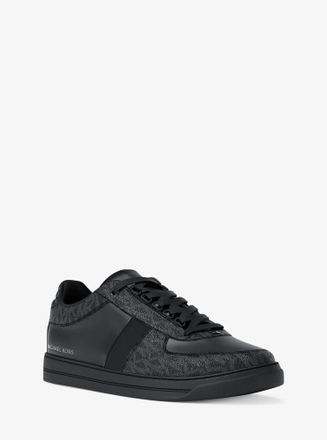 Michael Kors Brady Signature Logo and Leather Sneaker