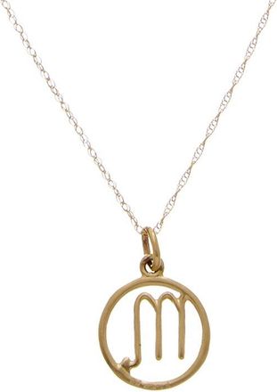 Italian Gold, Inc 10K Scorpio Zodiac Pendant Necklace