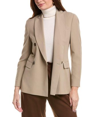 Brunello Cucinelli Wool & Silk-Blend Blazer