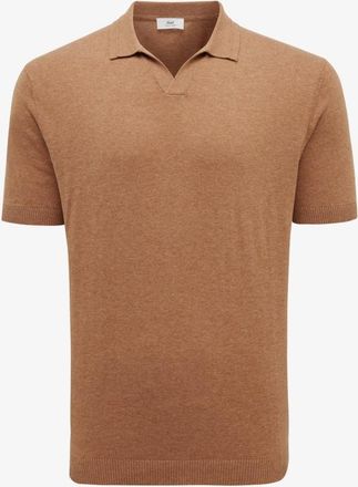 Gentiluomo No Button Polo | Oranje