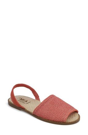 Mia Brazil Slingback Sandal in Dusty Rose Woven at Nordstrom, Size 9.5