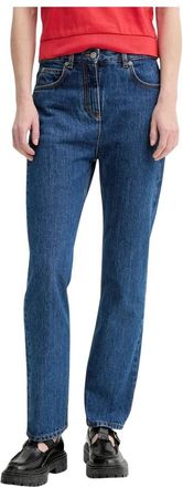 Bally Straight Jeans - Dames - Regular Fit Jeans - Blauw - W28 - Katoen - Jeans