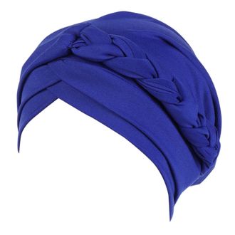 Generic Caps Childrens Hair Cover Wrap Head Hat Braid Ethnic Baseball Caps Head Caps Fabric Softener, blue, One Size