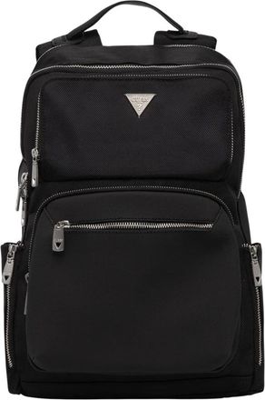 Guess Berna Rugzak - Heren - Rugzakken - Zwart - ONE Size - Polyester - Tassen