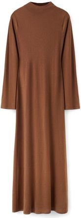 Mango Kendrik Long Sleeve Sweater Dress in Caramel at Nordstrom, Size 10
