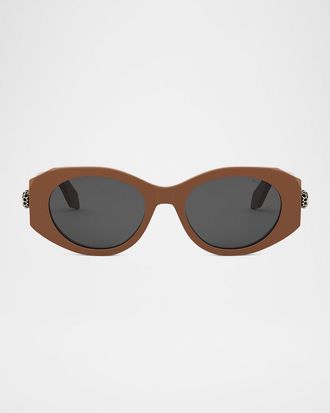 Bulgari Serpenti Oval Sunglasses