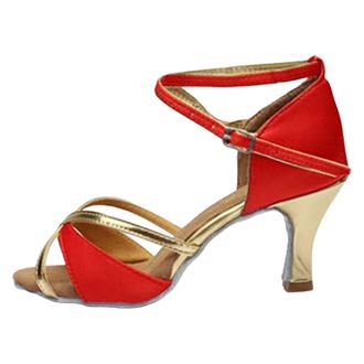 Generic Ladies Pumps Size 3 Long Slipper Socks for Women Solid Color Casual Toe Flat Soft Slipper Socks for Women Indoor Ladies Ballet Slippers (Red, 3.5)