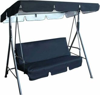 OEM Housse De Balan&ccedil;oire - Tissu Oxford 600d - Pour Balan&ccedil;oire Jardin 3 Places - 190 X 132 X 15 Cm - 1 Pi&egrave;ce