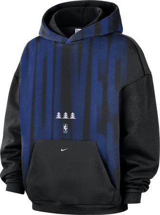 Nike Mens Minnesota Timberwolves Standard Issue Therma-FIT Fleece Basketball Hoodie in Black | IQ1515-010