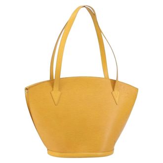 Louis Vuitton Saint Jacques Epi Leather Yellow Leather Handbag (Pre-Owned)