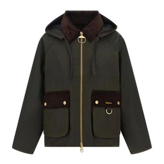 Barbour Dames, Jassen, Groen, Maat: 2XS Katoen
