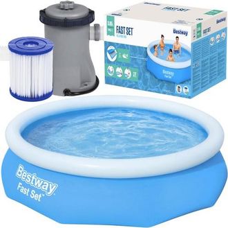 Ett Ett - Piscinas Redonda Fast Set Hinchabl+depuradora 305x76 3638l 57270