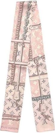 Louis Vuitton Pre-owned Vintage Zijden Sjaal - Dames - Vintage Accessoires - Roze - ONE Size - Vintage