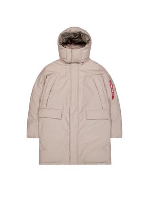 Alpha Industries Parka ALPHA INDUSTRIES Puffer Parka, Herren, Gr. XXL, beige (vintage sand), Obermaterial: 60% Baumwolle, 40% Nylon, Futter: 100% Nylon, F&uuml;llung: 100% 