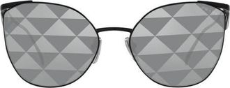 Prada 59mm Cat Eye Sunglasses in Black at Nordstrom