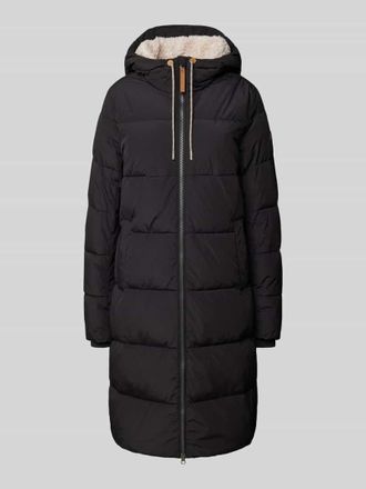 Camel Active Steppmantel mit Kapuze in Black, Gr&ouml;&szlig;e 48