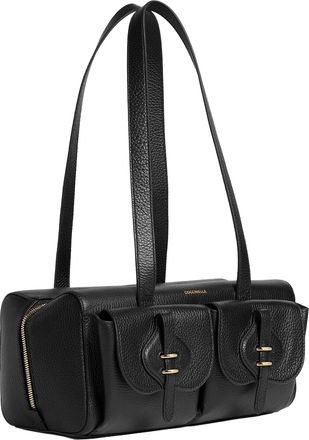 Coccinelle Womens Shoulder Bag Mavery Pocket Black Leather