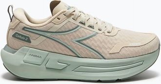 Diadora Womens Cellula 2 Running Shoes In Almond Milk/sea Foam