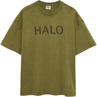 Halo Halo Uniform Boxy T-Shirt - Unisex | oliv