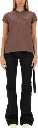 Rick Owens Baumwoll -T -Shirt