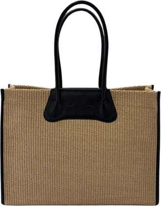 Vivienne Westwood Tassen, Dames, Beige, ONE Size, Troy Tote Bag