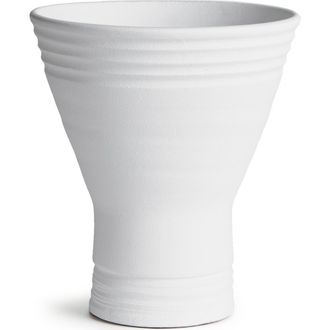 Napa Home & Garden Larson Vase Short in White at Nordstrom
