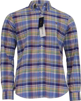 Ralph Lauren Plaid Button-Down Shirt in Multicolor Cotton