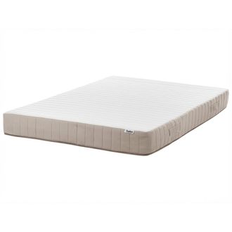 Beliani Beliani - Colch&oacute;n De Muelles Ensacados Con Asas Relleno De L&aacute;tex Firmeza Media Funda Extra&iacute;ble 7 Zonas 180 X 200 Cm Springy