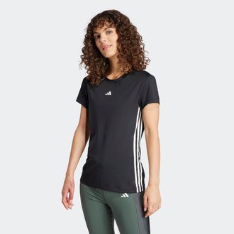 adidas T-Shirt ADIDAS PERFORMANCE HYGLM T, Damen, Gr. XXL, schwarz-weiss (schwarz, wei&szlig;), Obermaterial: 88% Polyester, 12% Elasthan, Rundhals, Shirts T-Shirt