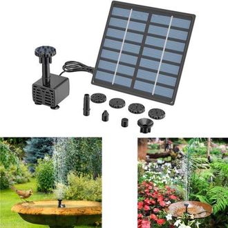 OEM Bomba Solar Para Estanque - Fuente Port&aacute;til - Decoraci&oacute;n De Jard&iacute;n - F&aacute;cil Instalaci&oacute;n - 11 Cm Cuadrados
