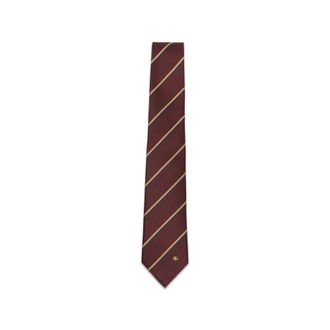 Gucci Interlocking-G Striped Tie