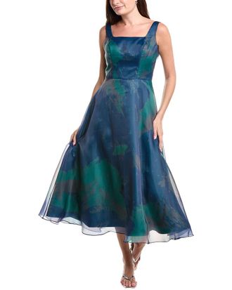 Rene Ruiz Fil Coupe Tea-Length Dress