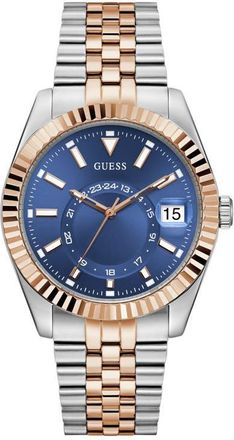 Guess Jaden Bracelet Watch, 42mm in 2-Tone at Nordstrom