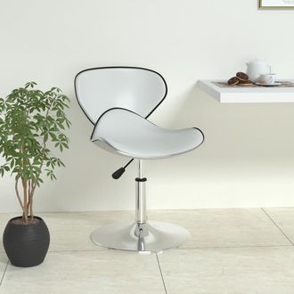 Les Tendances Taburete De Cocina Cuero Sint&eacute;tico Blanco Vidaxl