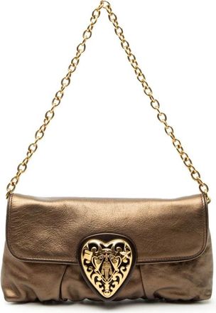 Gucci Pre-owned Shoulder Bags, female, Brown, Size: ONE SIZE Pre-owned Chain Shoulder Bag